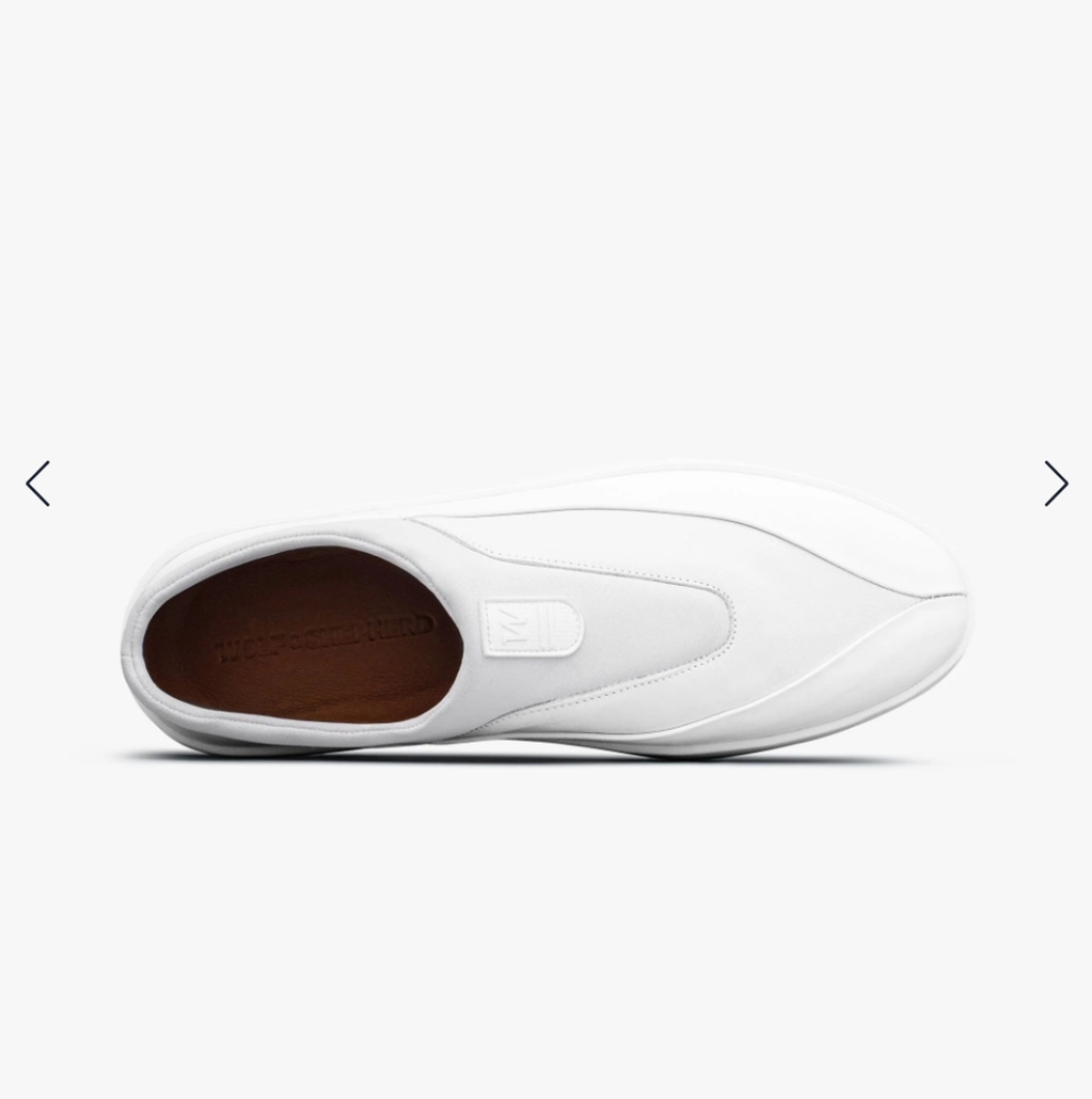 Wolf & Sheppard Cruise Tre Leather Slip On Sneakers View 4